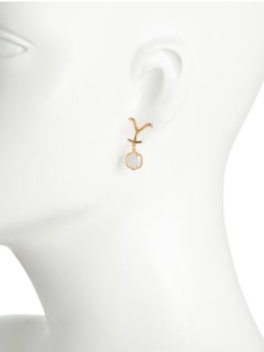 NWT KENDRA SCOTT Dutton mother of pearl Dangle Earrings